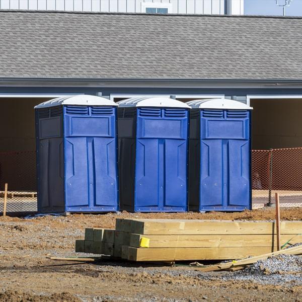 Heavy-duty construction site porta potty in Vicksburg, Mississippi
